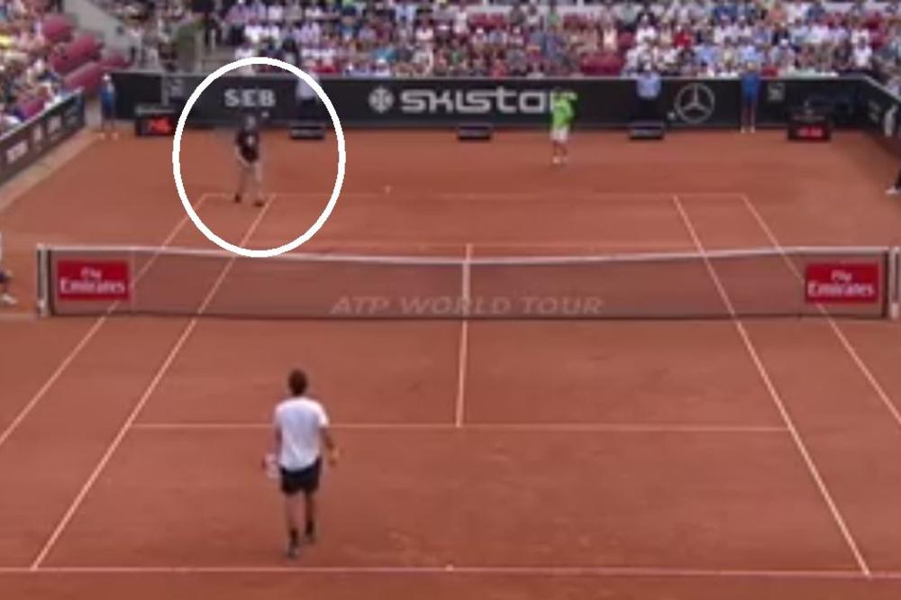 SKANDAL U ŠVEDSKOJ: Nacista upao na teniski meč i uzvikivao "Zig hajl"! (VIDEO)