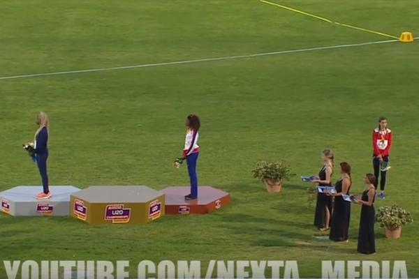 Sa zvučnika se čula himna BiH, a ona je istog trenutka sišla sa pobedničkog postolja i otišla! Niko reč nije smeo da joj kaže! (VIDEO)