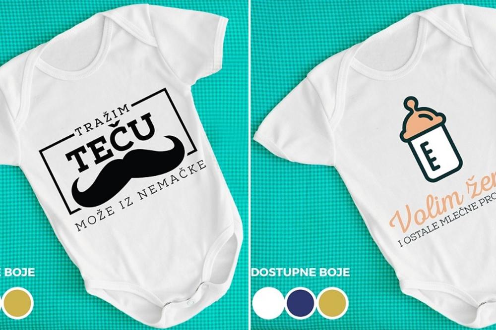 KVALITETNA I KREATIVNA ODEĆA ZA BEBE: Fenomenalni bebi - bodiji sa natpisima!