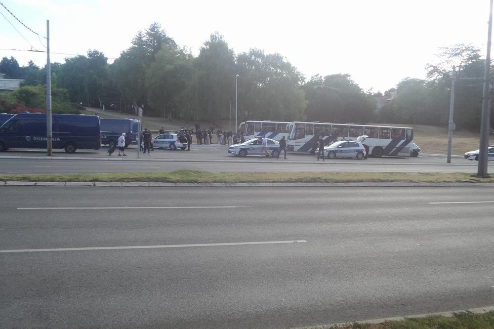 Delije i Gejt 7 korteom dolaze u Humsku! Evo kuda prolaze navijači crveno-belih! Izbegavajte ovaj deo grada!