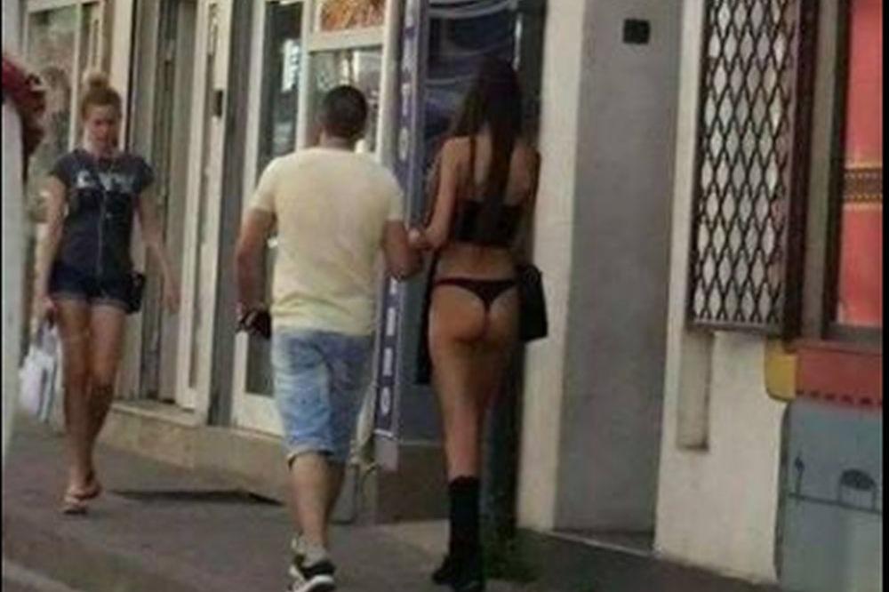 DEVOJKA ŠETALA U TANGAMA CENTROM NOVOG SADA: Društvene mreže usijane, kažu da je reč o jednoj javnoj ličnosti!