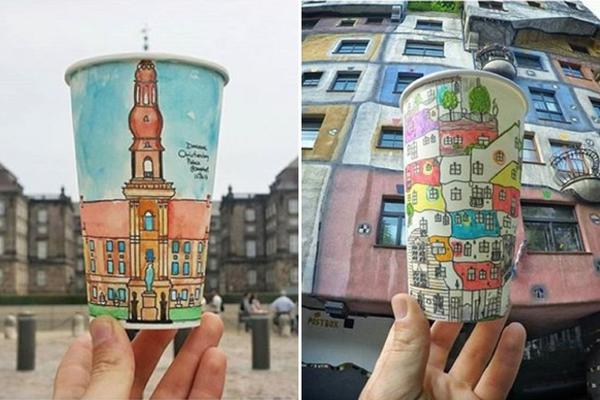 DRUGAČIJA PUTOVANJA: Oslikao je sva mesta koja je posetio i postao poznat preko noći! (FOTO)