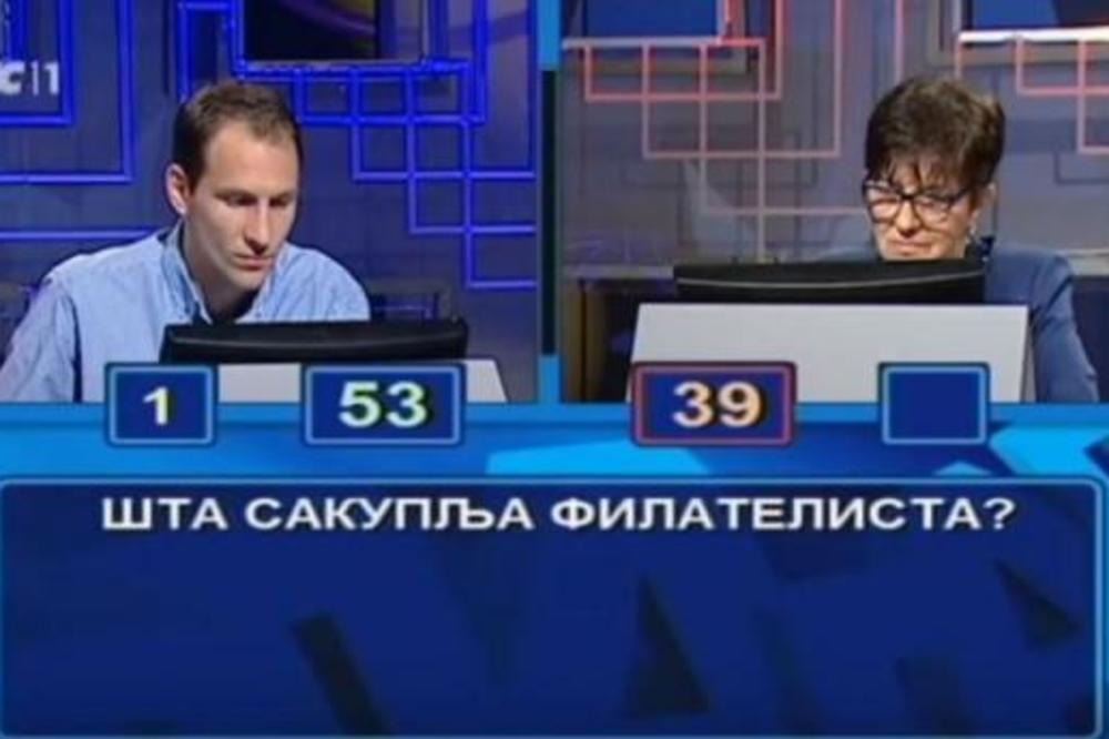 ON JE POBEDIO I SLAVOLJUBA! Zbog ovog takmičara u Slagalici, cela Srbija umire od smeha! A faca voditeljke sve govori!  (VIDEO)