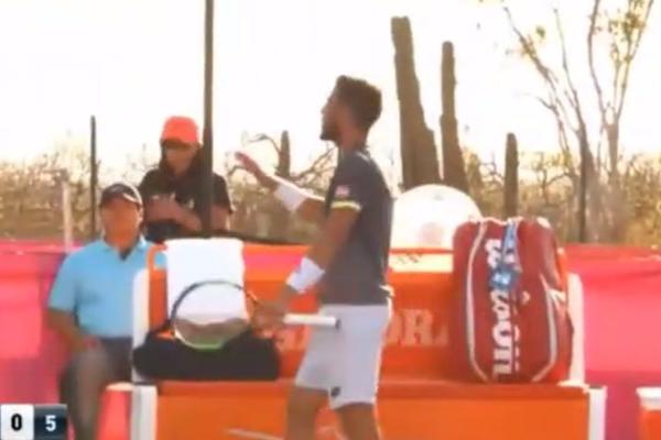 J*** ME CEO MEČ! Džumhur se opet krvio sa sudijom usred meča! (VIDEO)