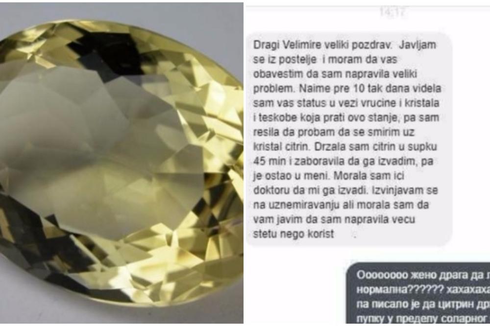 FEJSBUK PLAČE OD SMEHA: Dragi kamen gurnula u šupak umesto u pupak, pa se žalila JAVNO! (FOTO)