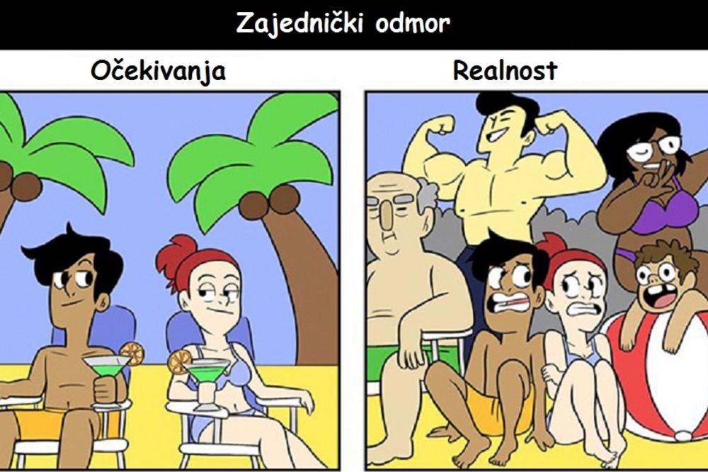5 najsmešnijih trenutaka u vezi kad se očekivanja susretnu sa realnošću! (FOTO)