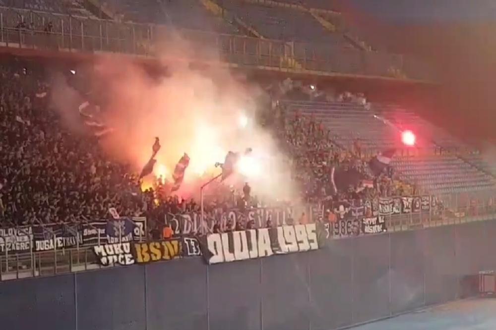 SRAMOTA! Dok Srbi slave evropsku titulu, Hrvati na fudbalskom terenu veličaju antisrpske zločine! (VIDEO)
