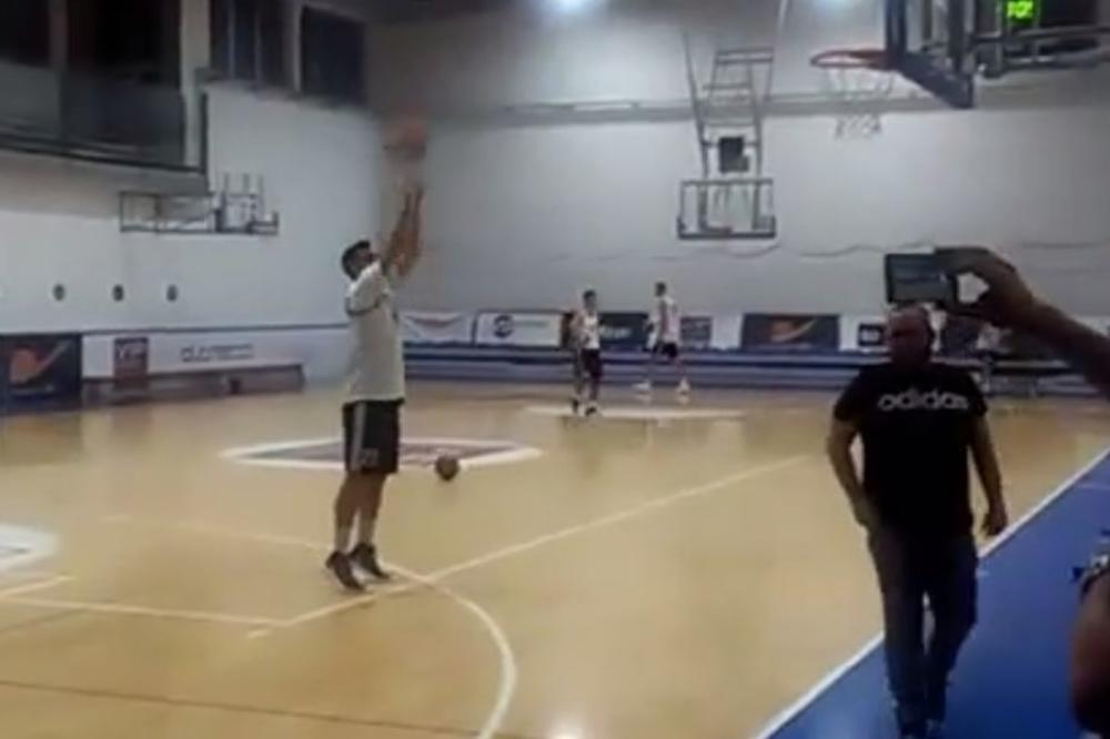 Odmah na prvom treningu Partizana pao je i prvi izazov! I završen je neočekivanim ishodom! (VIDEO)