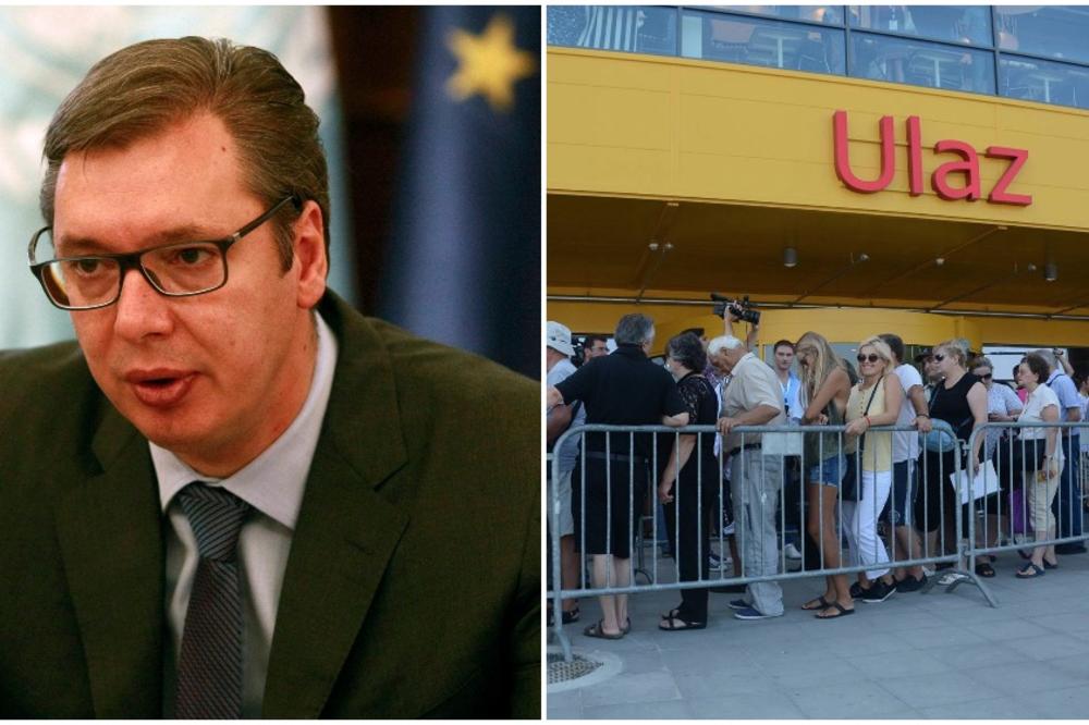 NISAM MOGAO DA KUPIM, KASE NE RADE! Vučić otvorio Ikeu, ali nije pazario ništa!