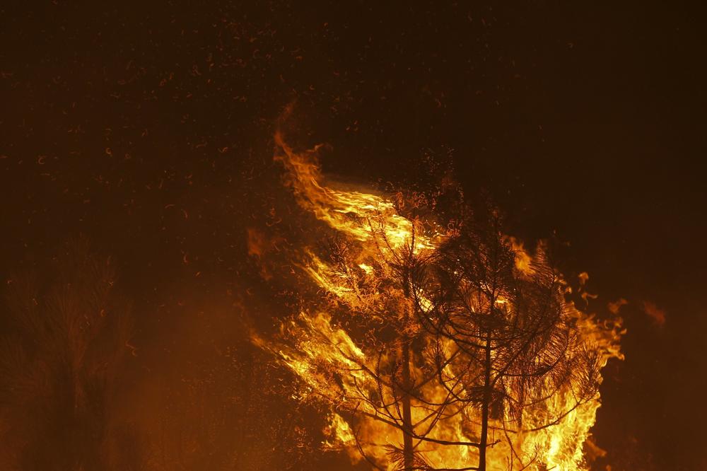 UDAR MUNJE IZAZVAO POŽAR NA HVARU: Vatrogasci uspeli da zaustave vatrenu stihiju u poslednjem momentu! (VIDEO)