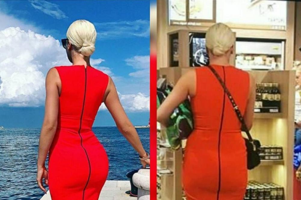 MISLILI STE DA JK IZGLEDA KAO BOMBA U "ONOJ" CRVENOJ HALJINI? Čekajte da vidite fotke bez FILTERA i FOTOŠOPA