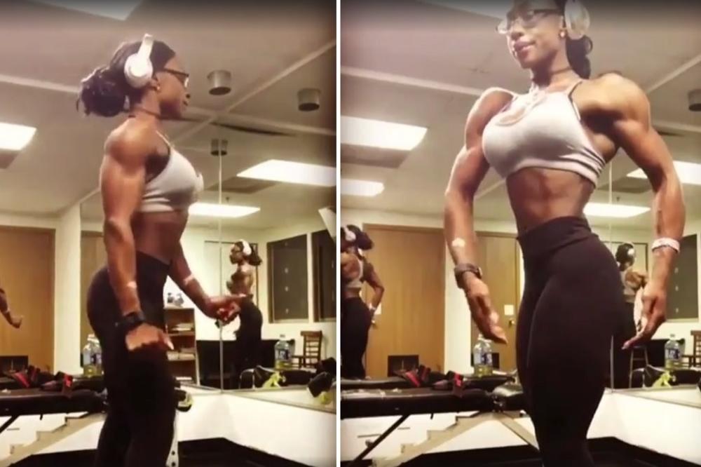Toliko je mišićava da više ni ne znate da li izgleda lepo ili bizarno! (VIDEO)
