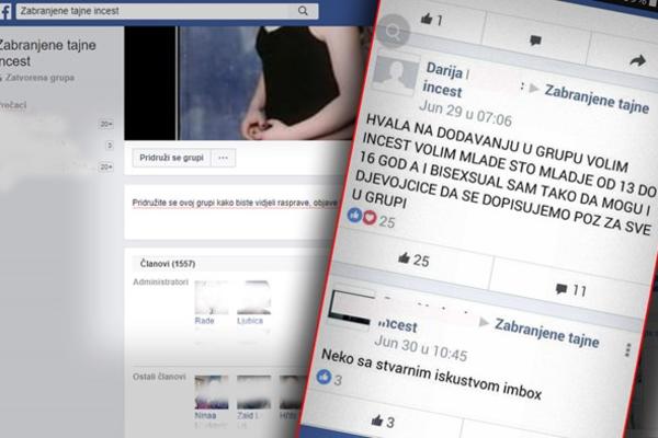POLUGOLE DEVOJČICE SA BALKANA NUDE SE NA FEJSBUKU: Zavirite u stravične grupe koje promovišu INCEST i PEDOFILIJU!