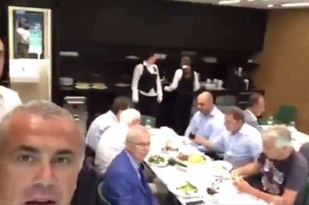 Čelnici Zvezde se osušili na stadionu Krasnodara, a sve to je snimio Zvezdan Terzić! (VIDEO)