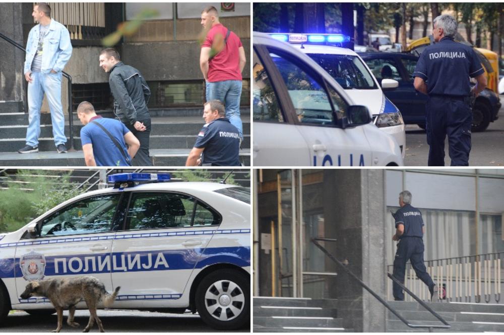 FILMSKA AKCIJA U CENTRU BEOGRADA: Policija upala na fakultet, jurili mladića u crnom! (VIDEO)