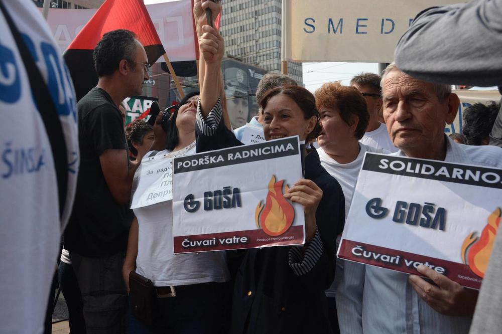 PORUKA MINISTARSTVA RADNICIMA GOŠE: Razočarani smo vama, protest nije način da ostvarite prava, to je bio politički skup!