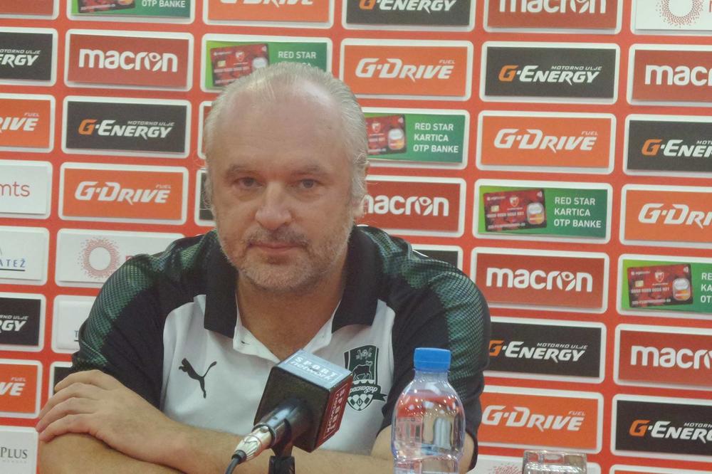 Trener Krasnodara opleo po travnjaku Marakane: Ovo ne odgovara mojim fudbalerima! (FOTO)