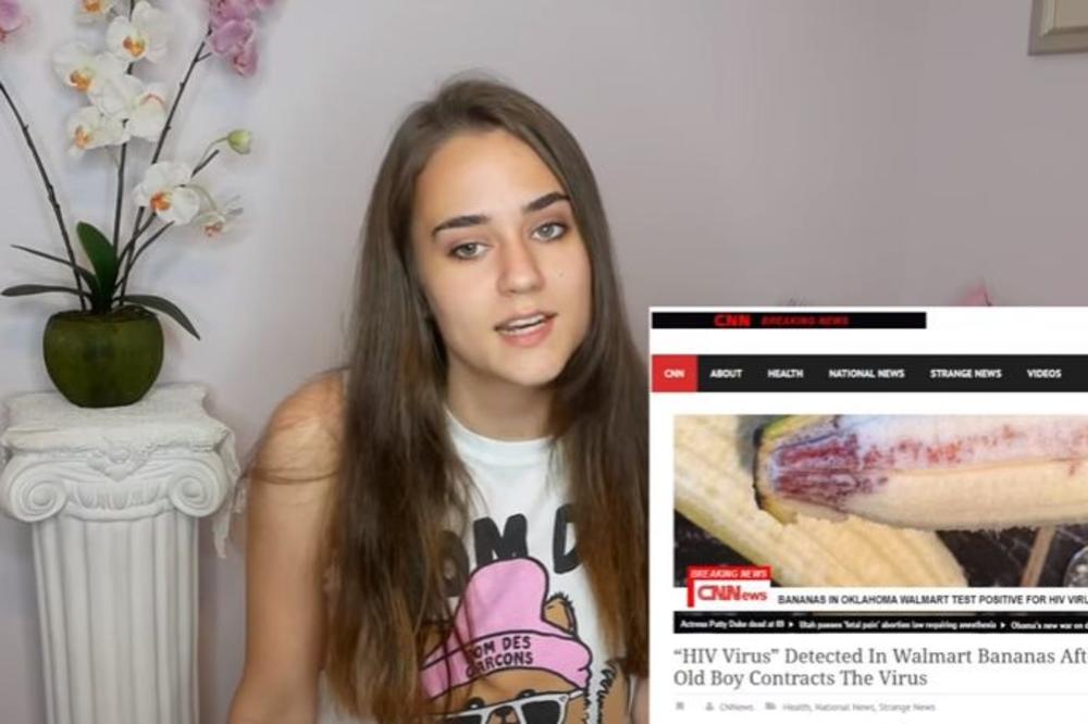 SIDA JE U BANANAMA, HILARI PUTNIK KROZ VREME I DRUGE TEORIJE ZAVERE: Ovo je Jelena, najjača blogerka Srbije! (VIDEO)