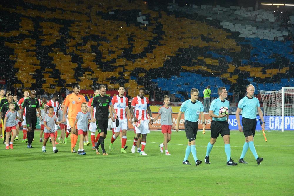 KOD NJIH JE SVE GOSPODSKI, A SAD SU DOŠLI U NAŠU RUPU! Samo jedan igrač Zvezde je mogao da bude ovoliko van sebe od sreće! (VIDEO)