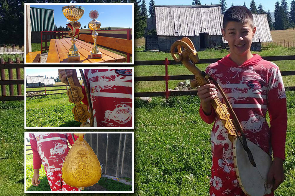 NAJMLAĐI NAŠ GUSLAR OSVAJA AMERIKU! Aleksa gusla od svoje pete godine i poručuje: Od ovoga može da se živi! (VIDEO)