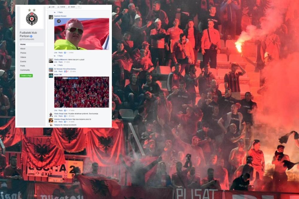 SRBI, SPREMITE SE, STIŽEMO! Najezda Albanaca na sajt Partizana, a onda se javio Hrvat i komentarom ih sve ugasio! (FOTO)