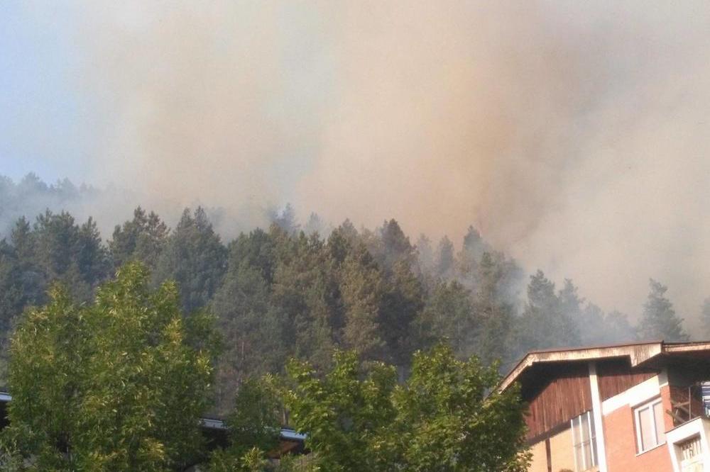 DRAMA U PRIJEPOLJU! Buktinja preti da ugrozi grad, vatrogasci nemoćni! (FOTO)