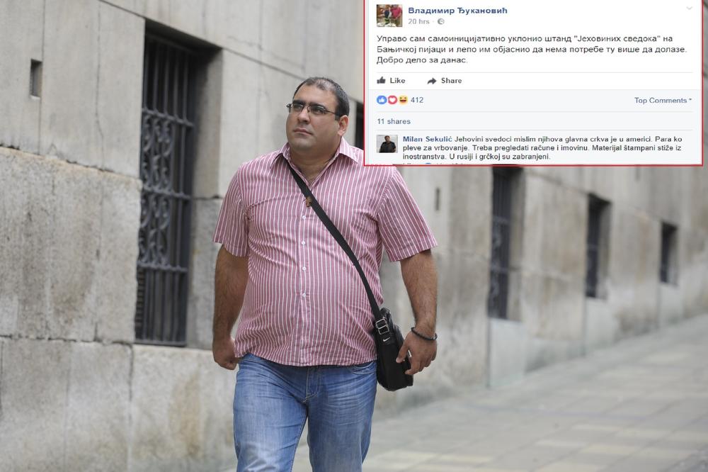 BAHATI ĐUKA PROTIV JEHOVINIH SVEDOKA! Pohvalio se "dobrim delom" a svi se pitaju: DA LI JE PRIZNAO KRIVIČNO DELO? (FOTO)