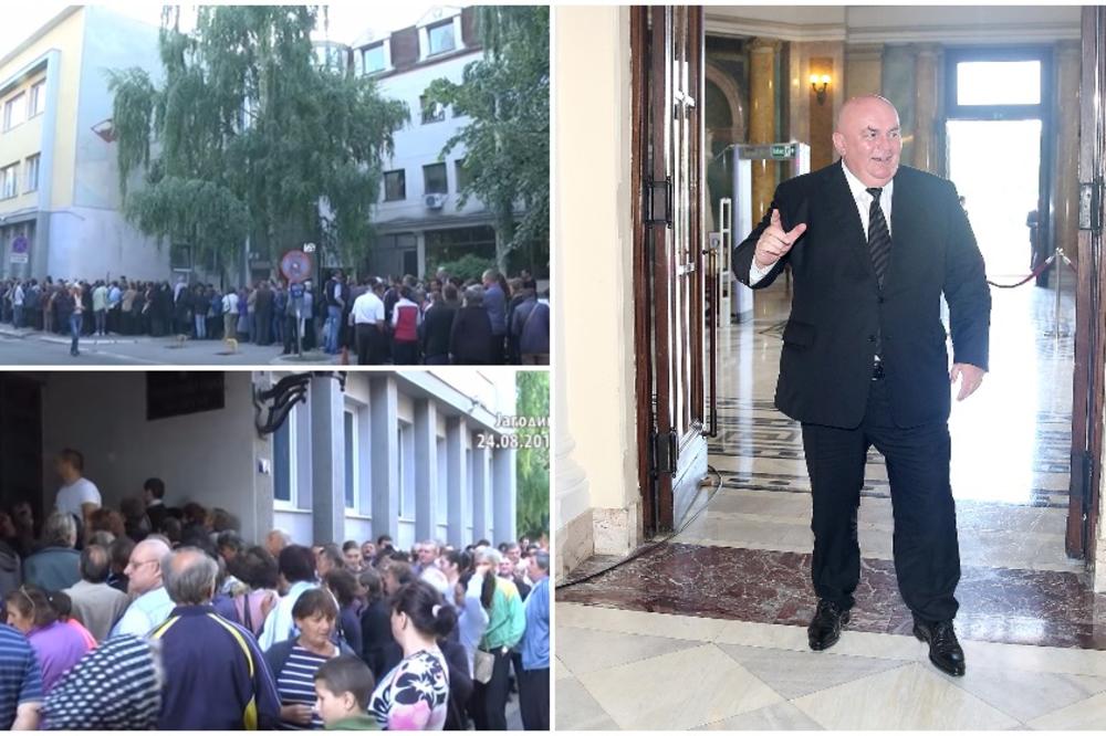 PRVO IH JE BILO NEKOLIKO I PALMA JE SVIMA DELIO KAPOM I ŠAKOM! Sad se skupilo 1.500 Jagodinaca koji prose pomoć od Dragana Markovića! (VIDEO)