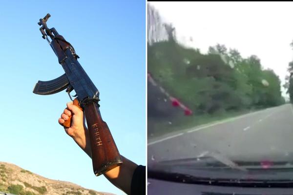 SNIMAK ATENTATA NA RUSKOG POSLANIKA: Pucali su na auto koji se kretao kroz šumicu! (VIDEO)