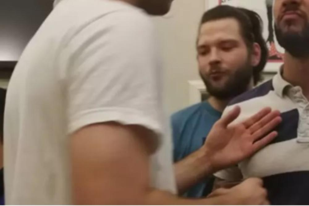 NAŠ GLUMAC POSTAO OTAC, ISCEPALI GA ZA SVE PARE! Ovako je izgledala proslava, a ponosni OTAC ne može da se SABERE! (FOTO)