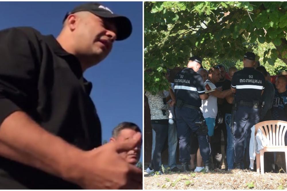 TIRANIJA NA DELU! Pogledajte kako policija legitimiše Počuču, novinare Espresa i popisuje građane koji su došli da podrže porodicu koja ostaje bez kuće! (VIDEO)
