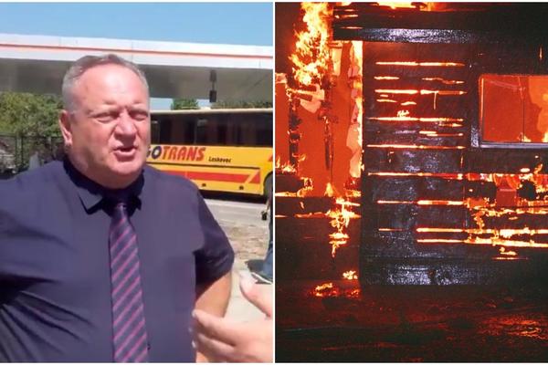 IZGORELA VIKENDICA GORANA CVETANOVIĆA, PRVOG ČOVEKA LESKOVCA: Sumnja se da je POŽAR PODMETNUT!