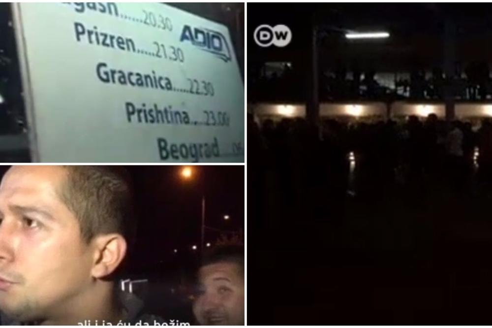 Noćni snimak sa ove stanice krije NAJMRAČNIJU TAJNU KOSOVA! Otkriveno zašto ukidaju linije za Beograd! (VIDEO)