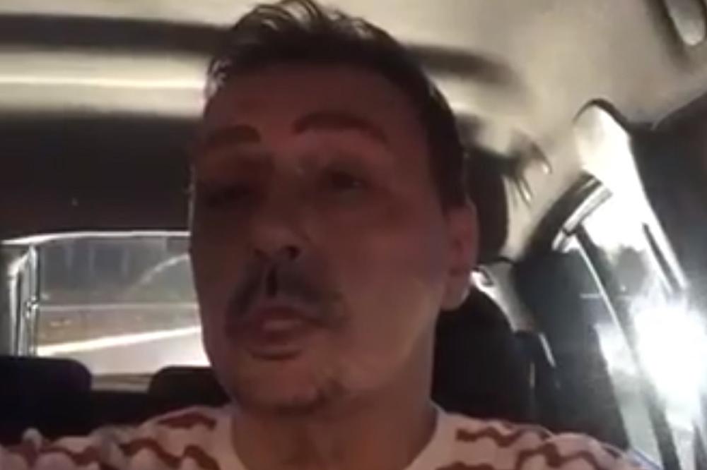 MA, KAKAV ŠAKO I NEDOSTAJEŠ, KEBA JE JOŠ ALARMANTNIJI! Poznati pevač zapalio crveno-beli deo javnosti pred BATE! (VIDEO)