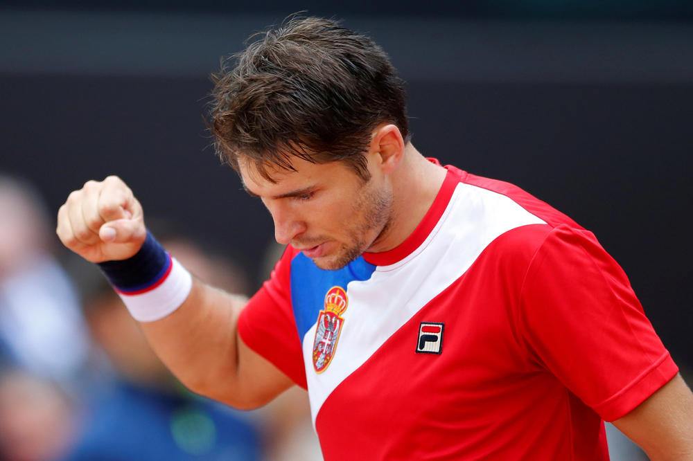 SET LOPTA ZA SRBIJU: Lajović zgazio Gunesvarana i doneo veliku prednost već prvog dana!