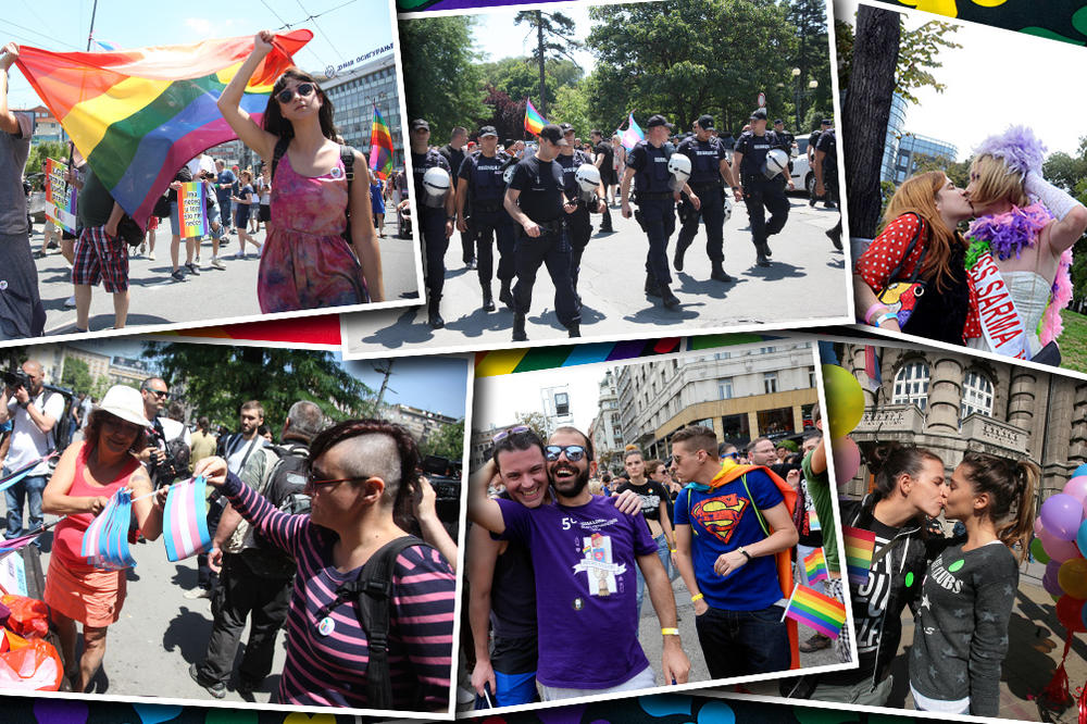 OD BRUTALNIH SCENA NASILJA, PREKO ZABRANA DO POLJUBACA: Ovako su prošle sve sprske GEJ PARADE (VIDEO)