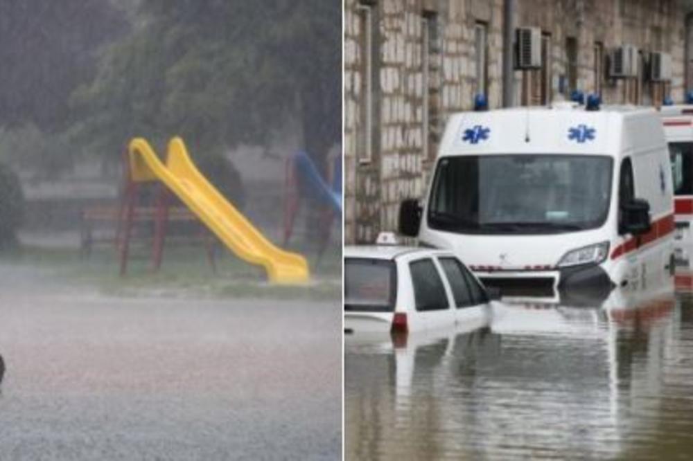 POPLAVE U HRVATSKOJ: Obilne padavine potopile Kvarener, Crikvenicu i Novi Vinodolski