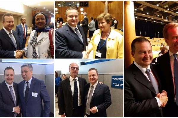 VESELI DIPLOMATA! Trampa je startovao NA PREPAD, a evo sa kim se sve slikao Dačić u Njujorku! (FOTO)