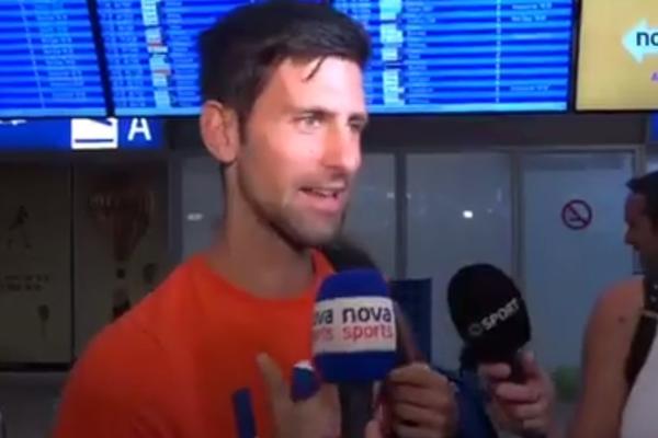 Nole došao na Dudin oproštaj i odmah progovorio na grčkom: Obećao da će šutirati trojke kao Spanulis! (VIDEO)