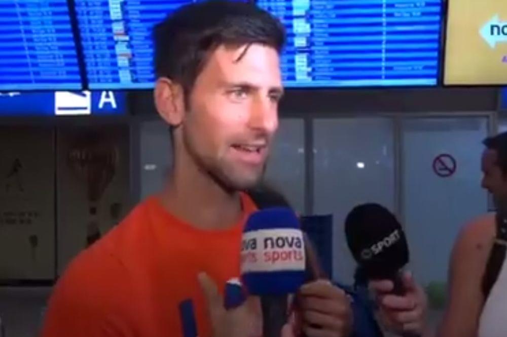 Nole došao na Dudin oproštaj i odmah progovorio na grčkom: Obećao da će šutirati trojke kao Spanulis! (VIDEO)