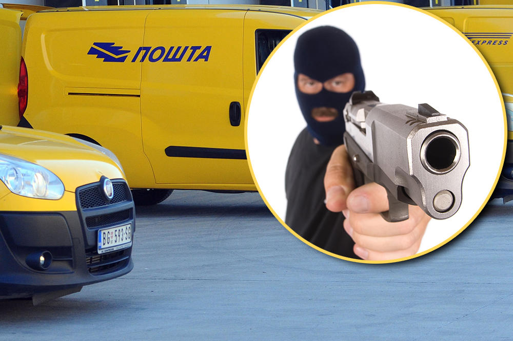 NAORUŽANI RAZBOJNICI UPALI U POŠTU U BEOGRADU: Scena kao iz gangsterskih filmova!