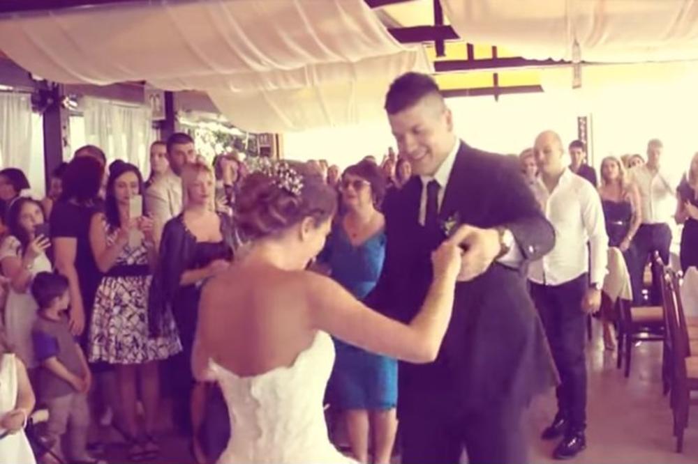 DA LI JE NJEGOV BRAK FARSA?! Pogledajte kako se Sloba ponašao na svom venčanju! (VIDEO)