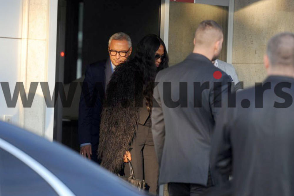 NAOMI STIGLA U SRBIJU! Obezbeđenje i blindirani automobili dočekali slavnu manekenku (FOTO)(VIDEO)