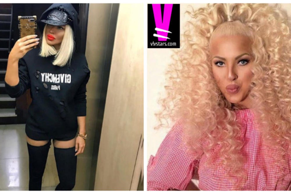 NIŠLIJKA SE TRIPUJE DA JE KARLEUŠA! Pevačica imitira zastareli imidž JK i tripuje da je SLATKA MALA! (FOTO)