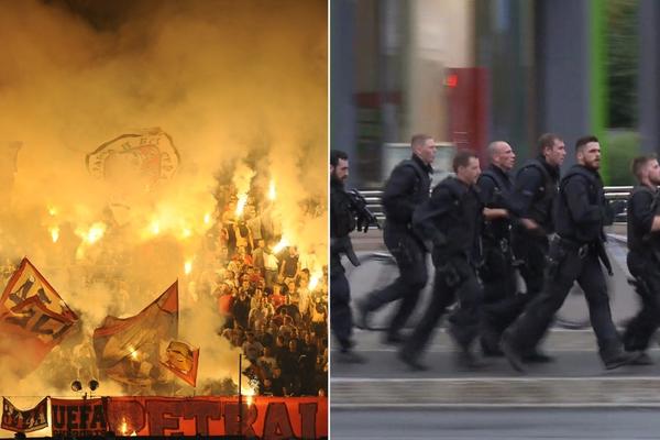 OVO NIJE STRAH, OVO JE FOBIJA! Nemačka policija još jednom pokazala koliko se plaši Delija! (VIDEO)