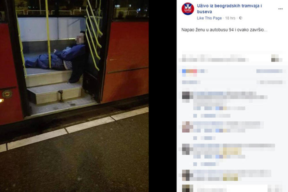 KRVAVI ČOVEK LEŽI U GSP, A ŠTA MU SE DESILO? Ova fotka je zbunila Beograđane, a šta se krije iza nje? (FOTO)