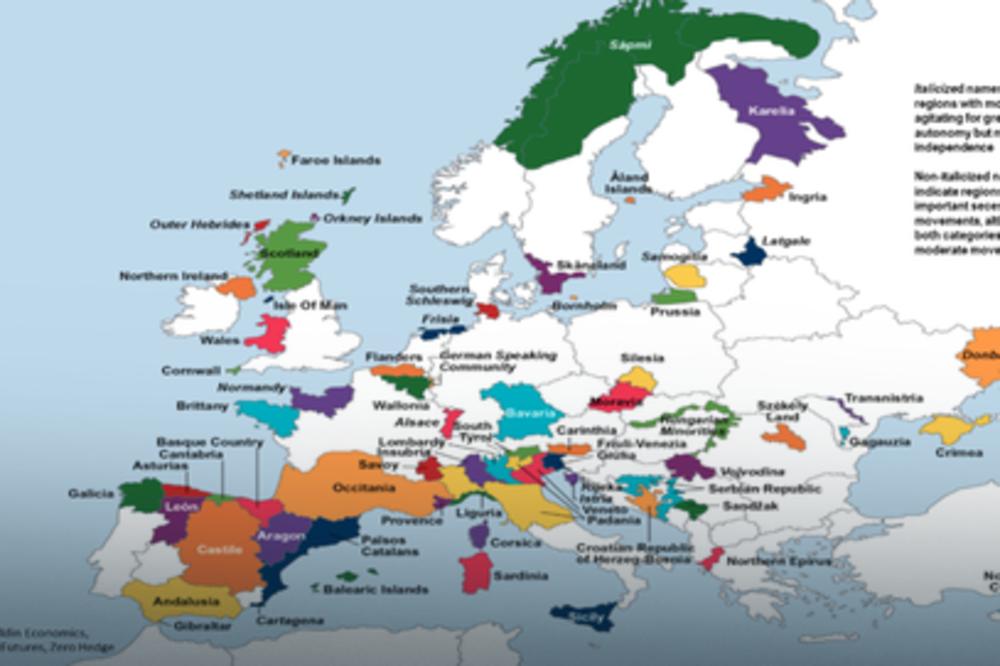 KO SVE ŽELI NEZAVISNOST U EVROPI? Katalonija pokrenula lavinu, NE PIŠE NAM SE DOBRO! (MAPA)