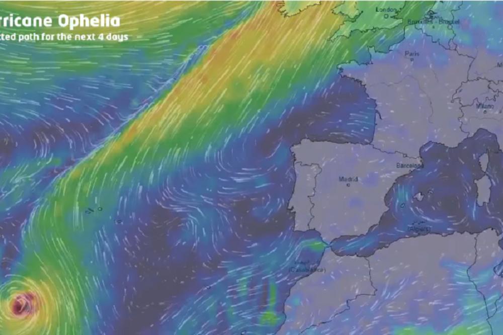 OPASNOST: Uragan Ofelija je sve jači i JURI PREMA EVROPI! (FOTO) (VIDEO)