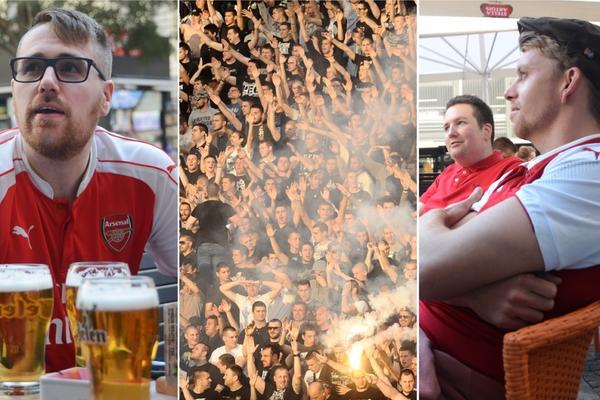 GROBARI IM OVO NEĆE OPROSTITI! Navijači Arsenala došli u Beograd i odmah isprozivali Partizan! (FOTO) (VIDEO)