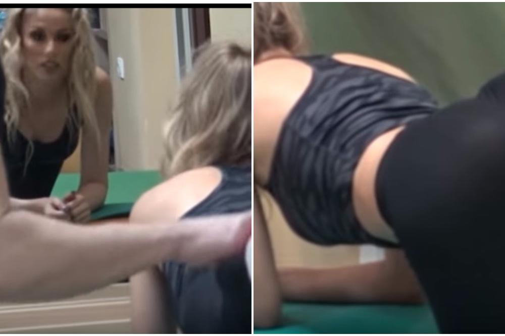 HARISE, ČUVAJ DEVOJKU! Rada se našla u raznim pozama sa svojim trenerom, a sve je uhvatila KAMERA! (VIDEO)